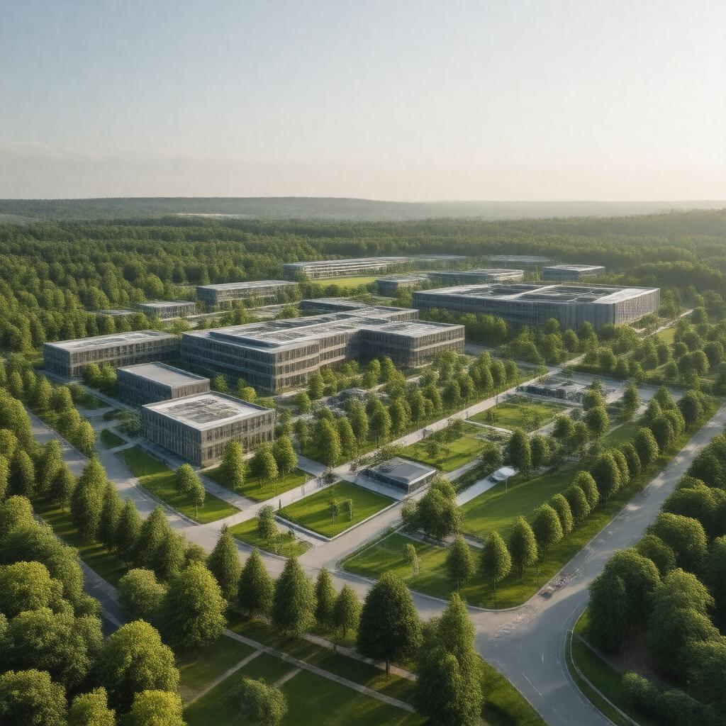 AI-created image of Surrey Research Park