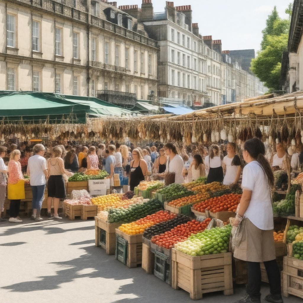 AI-created image of Surrey Street Market