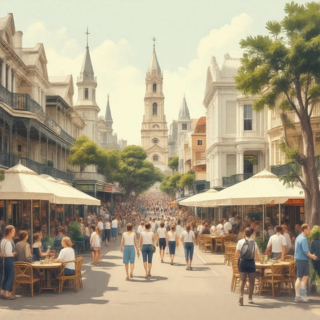 AI-created image of Surry Hills