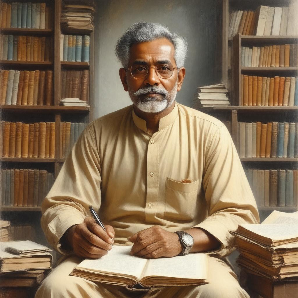 AI-created image of Suryakant Tripathi Nirala