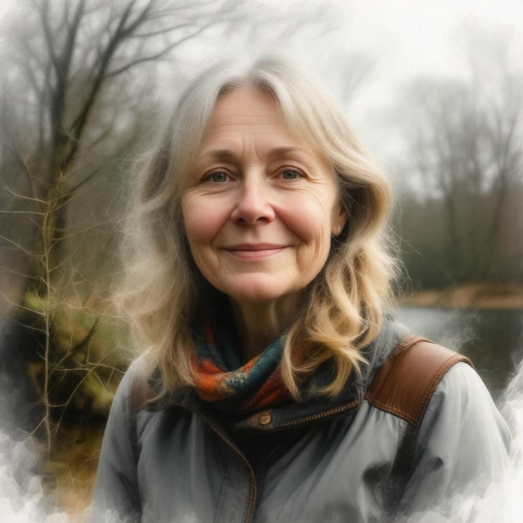 AI-created image of Susan Attenborough