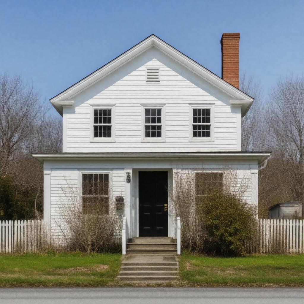 AI-created image of Susan B. Anthony Birthplace Museum