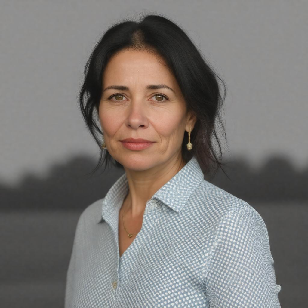 AI-created image of Susan Barrantes