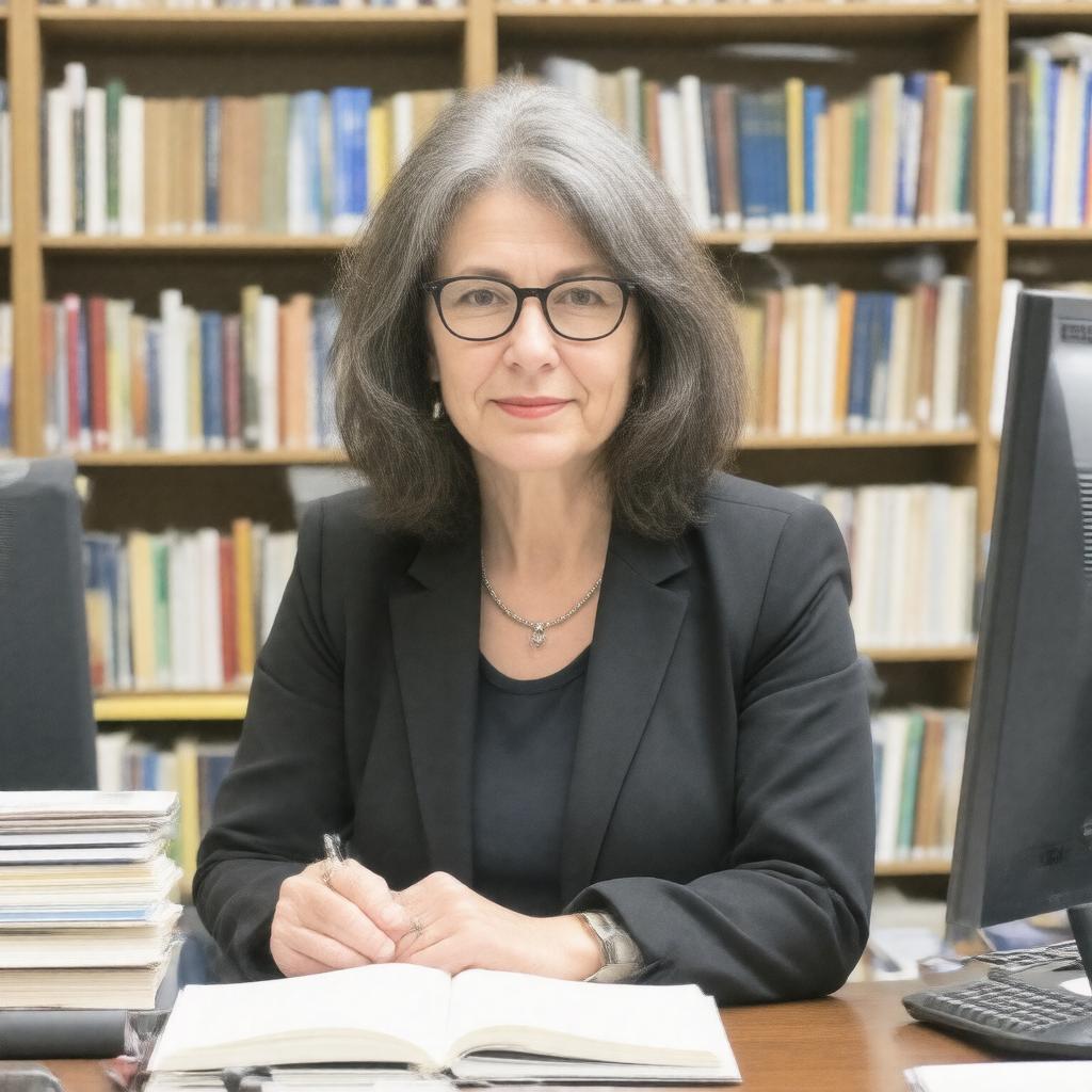 Click to view larger image AI-created image of Susan Glassman