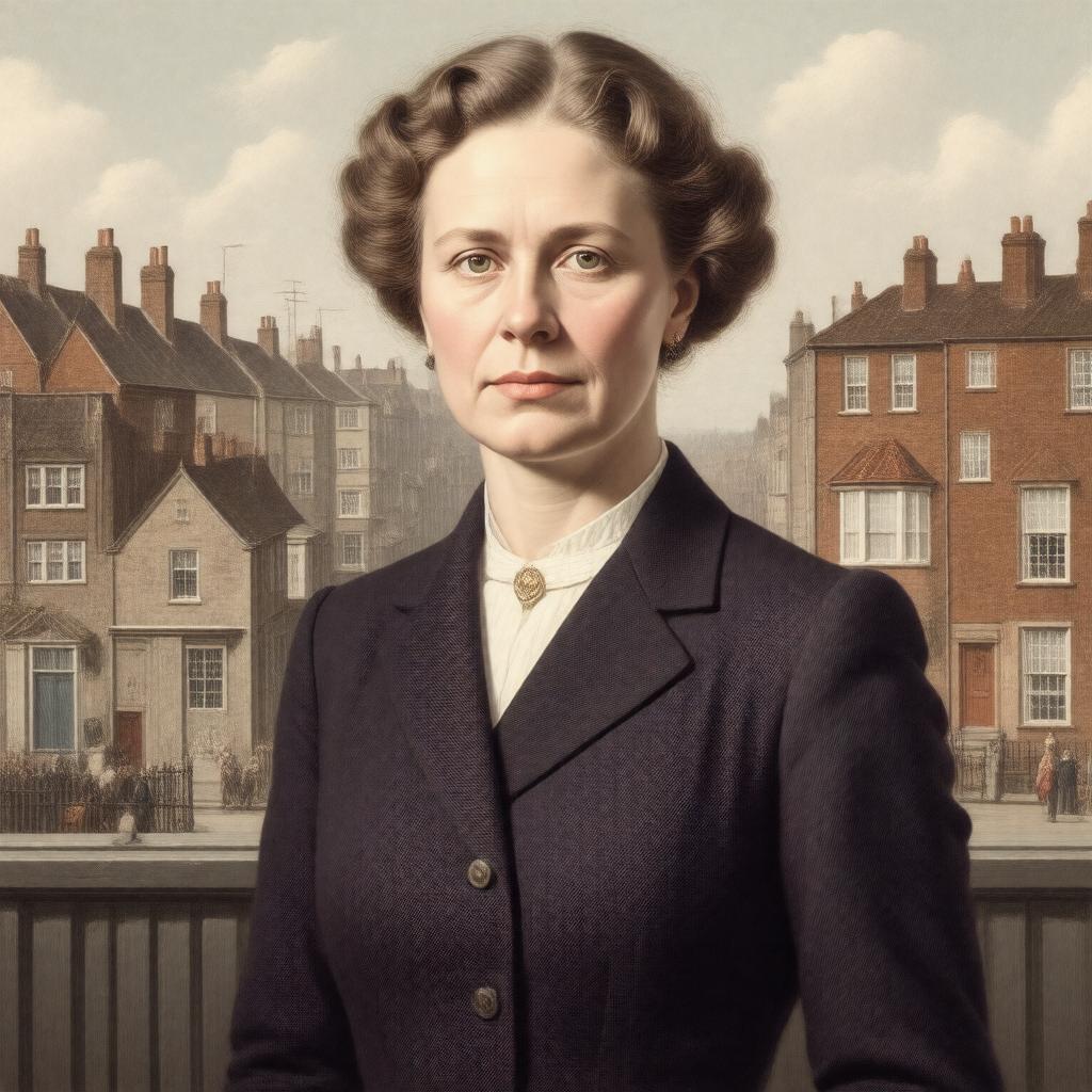 Click to view larger image AI-created image of Susan Lawrence