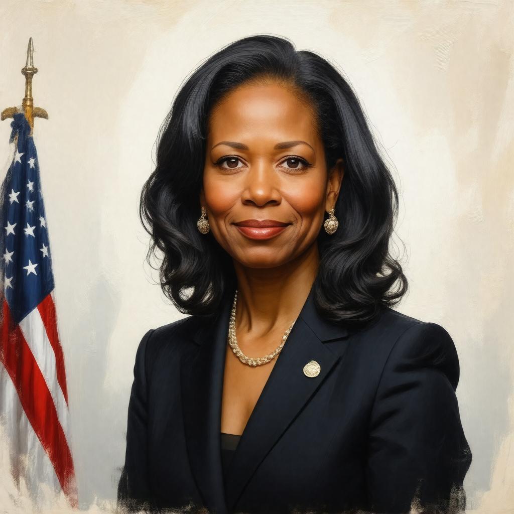AI-created image of Susan Rice