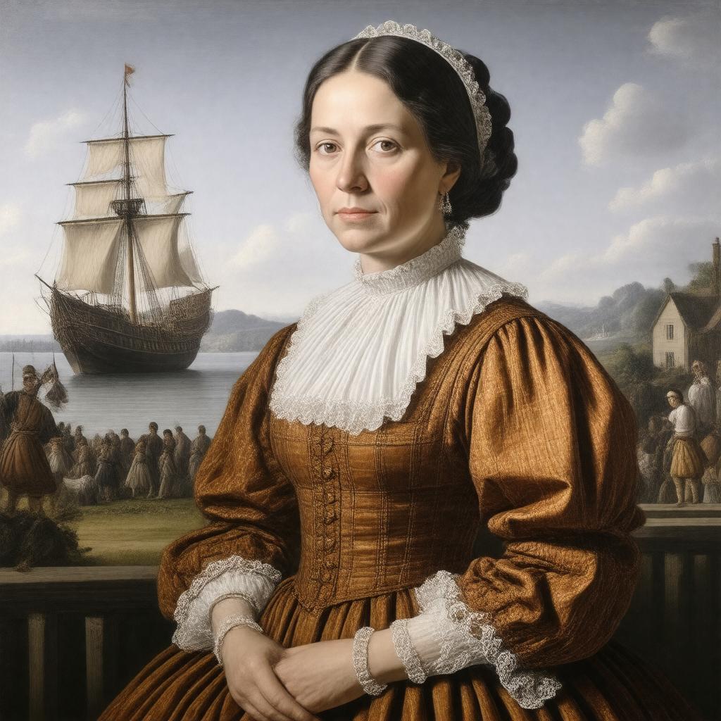 AI-created image of Susanna Winslow