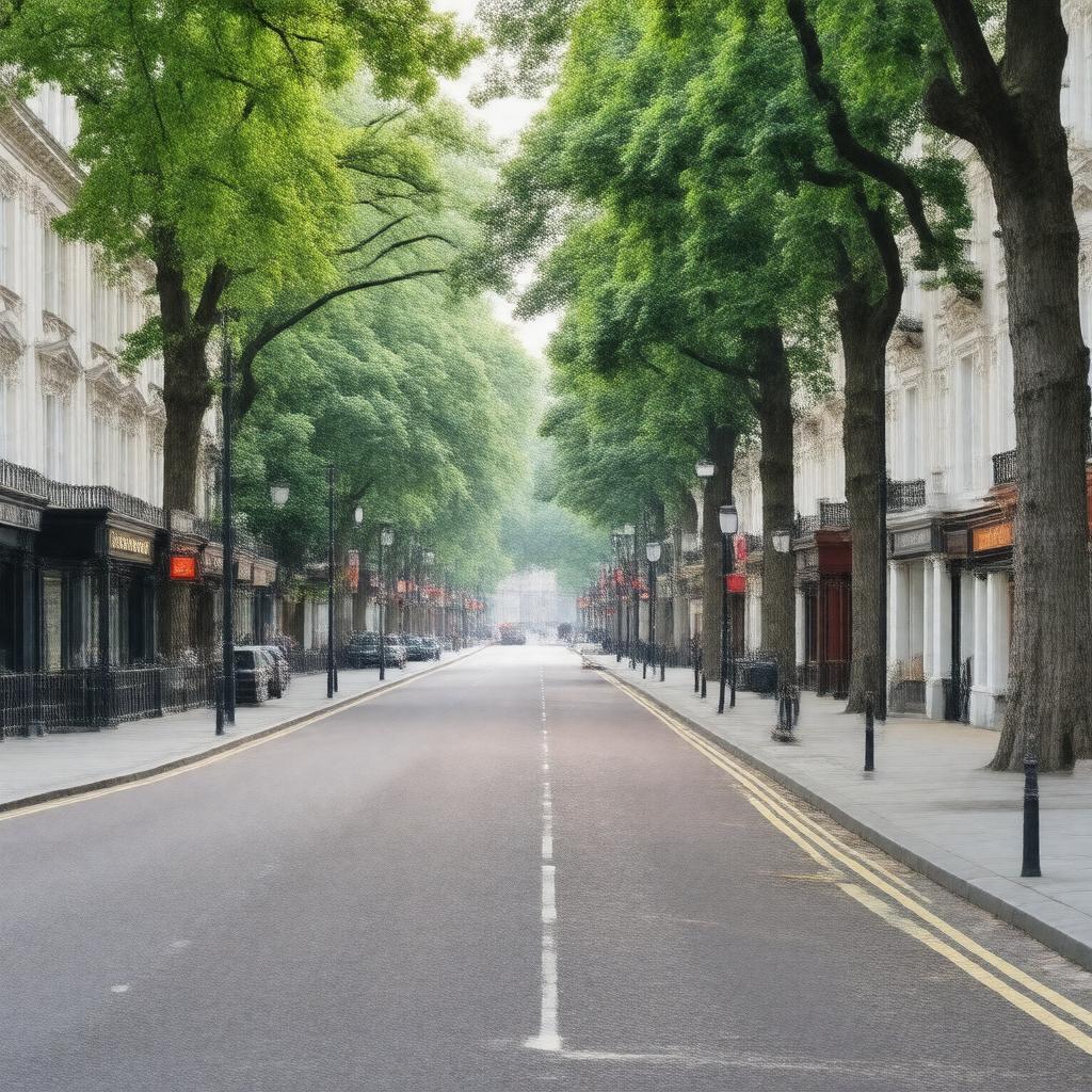 AI-created image of Sussex Gardens