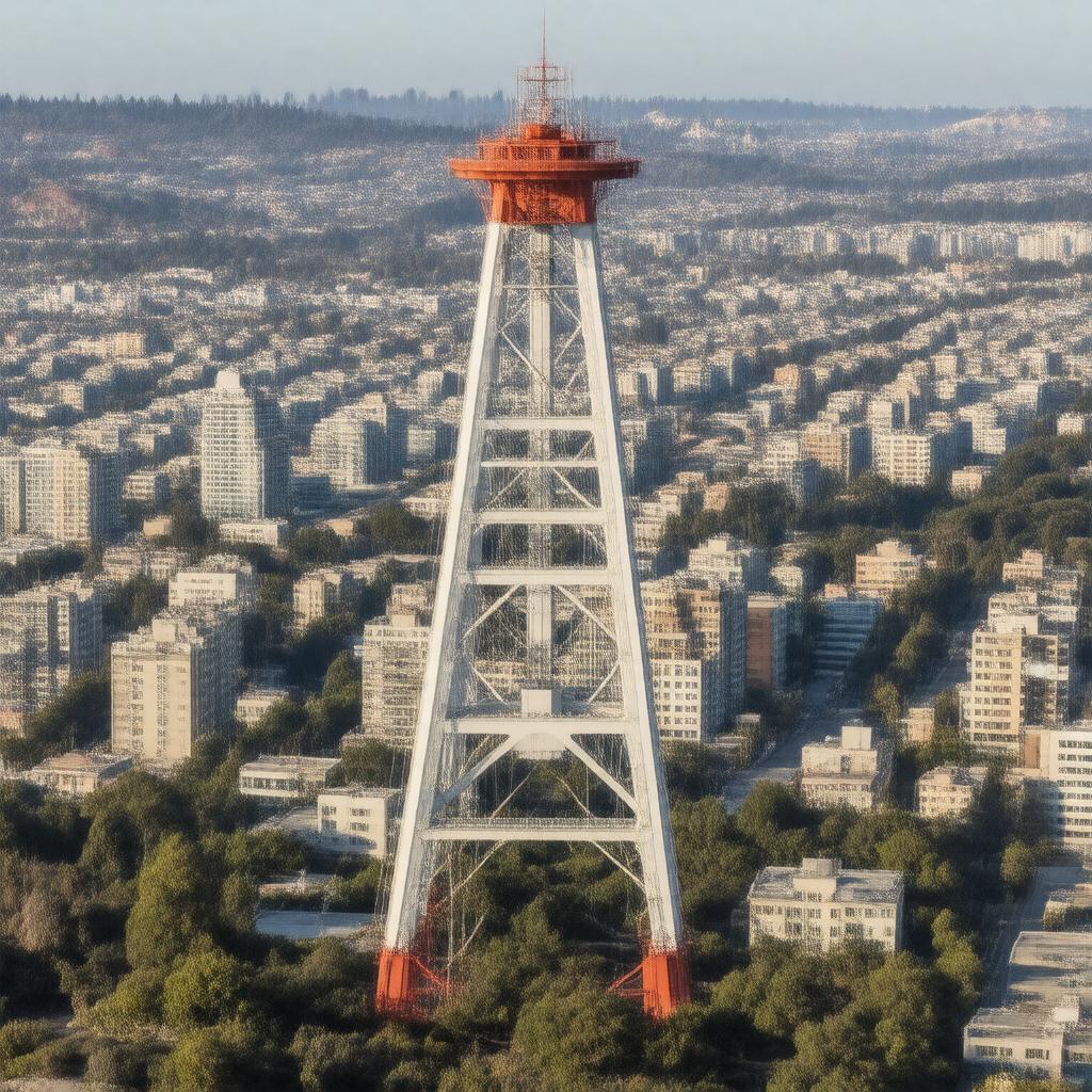 AI-created image of Sutro Tower