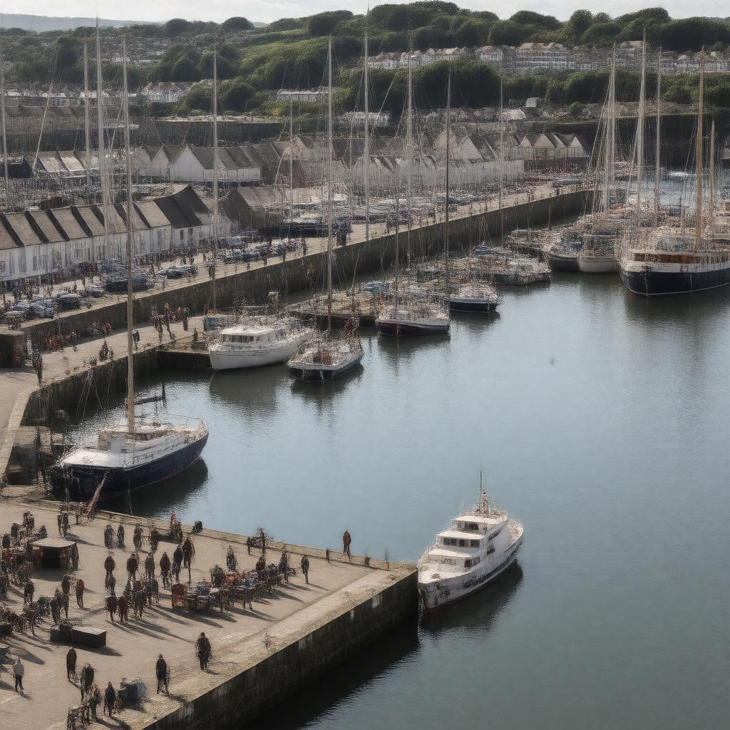 Click to view larger image AI-created image of Sutton Harbour