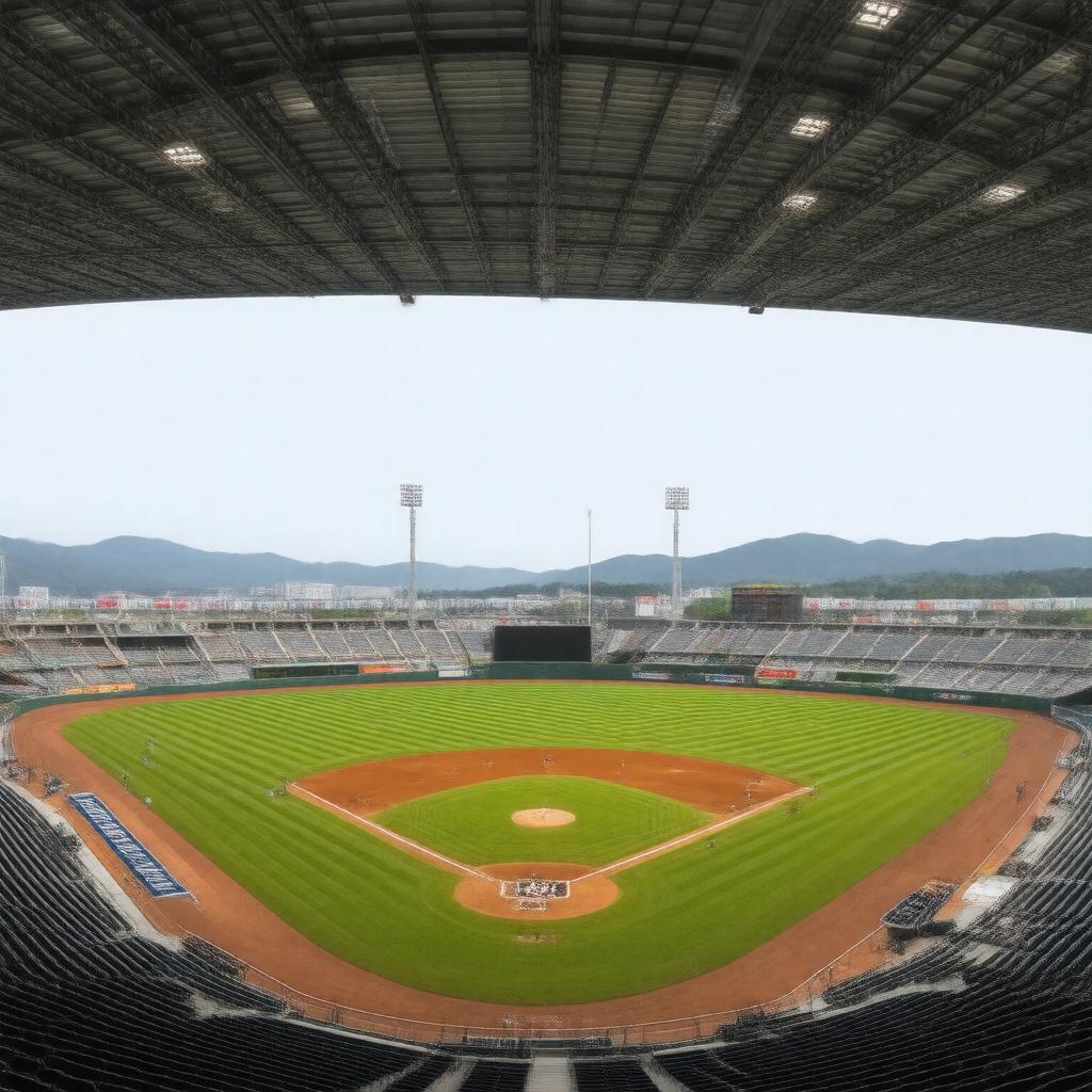 AI-created image of Suwon KT Wiz Park