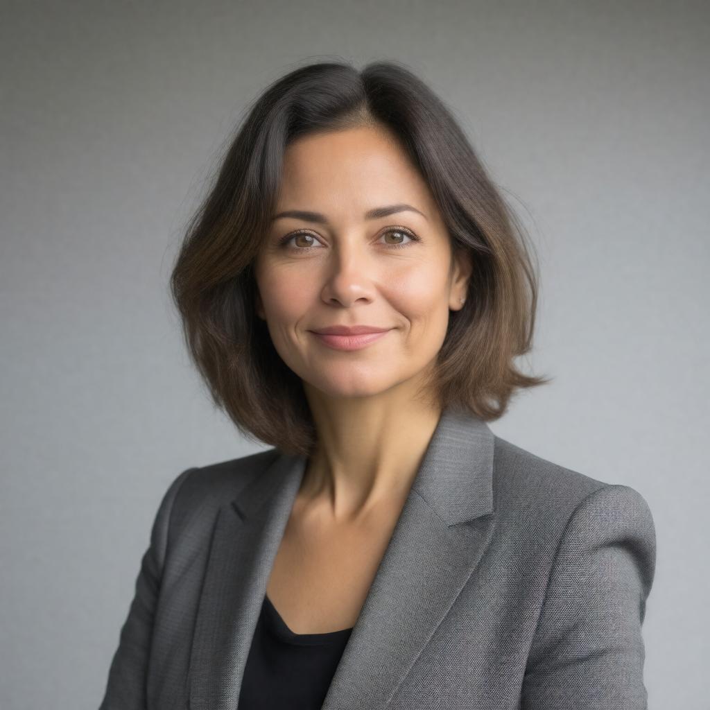 Click to view larger image AI-created image of Suzanne Mulkern