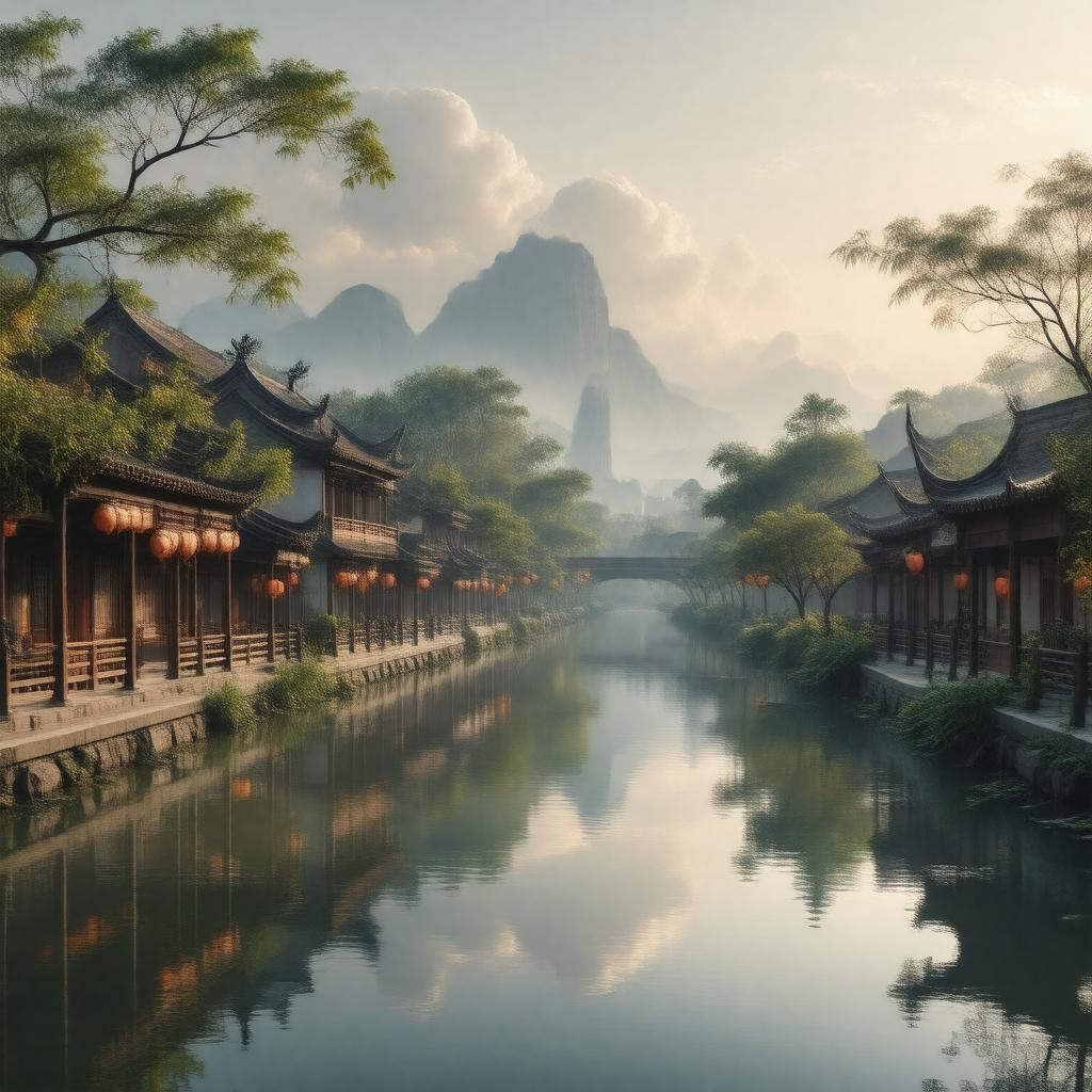 AI-created image of Suzhou