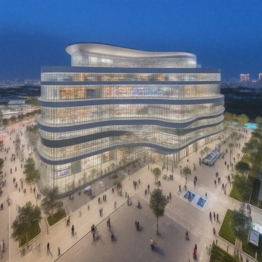 Click to view larger image AI-created image of Suzhou Center Mall