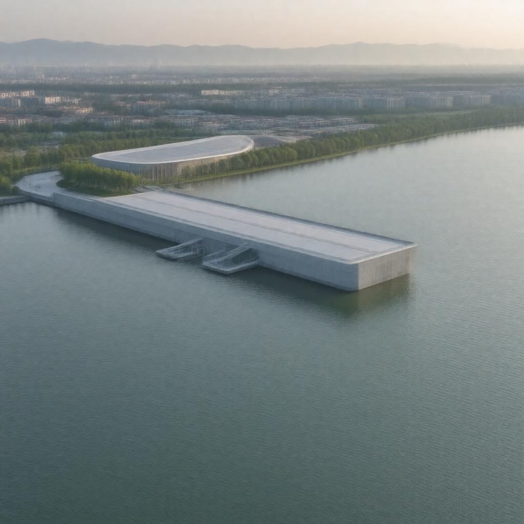 Click to view larger image AI-created image of Suzhou Culture and Arts Centre