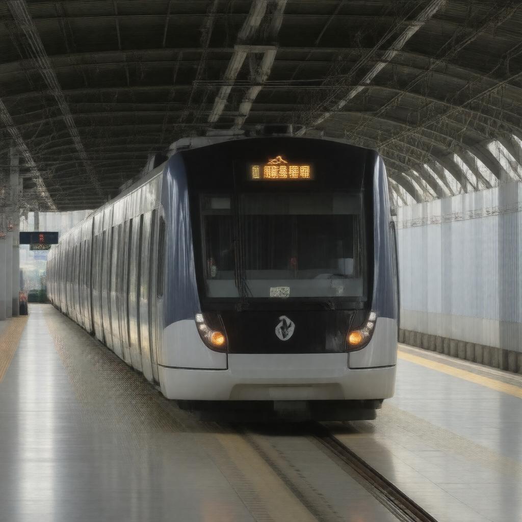 AI-created image of Suzhou Rail Transit