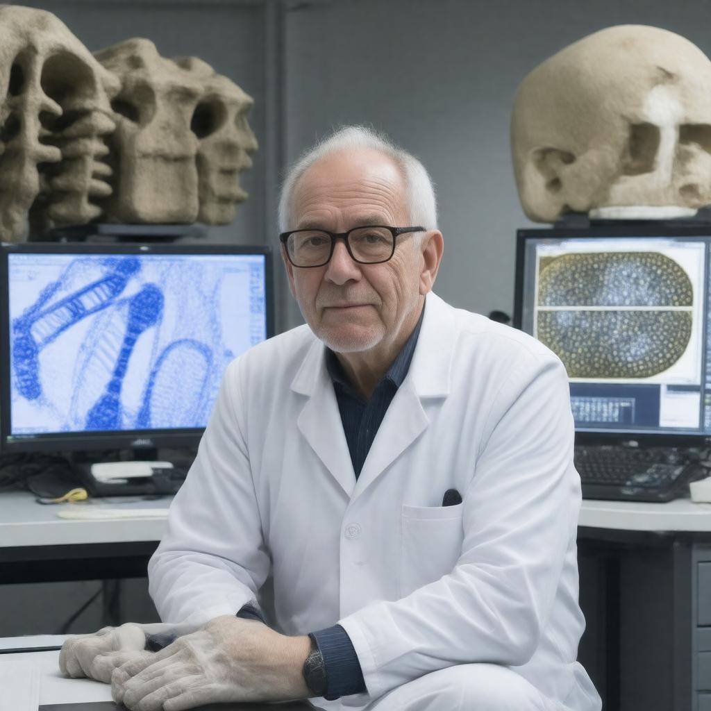 AI-created image of Svante Pääbo