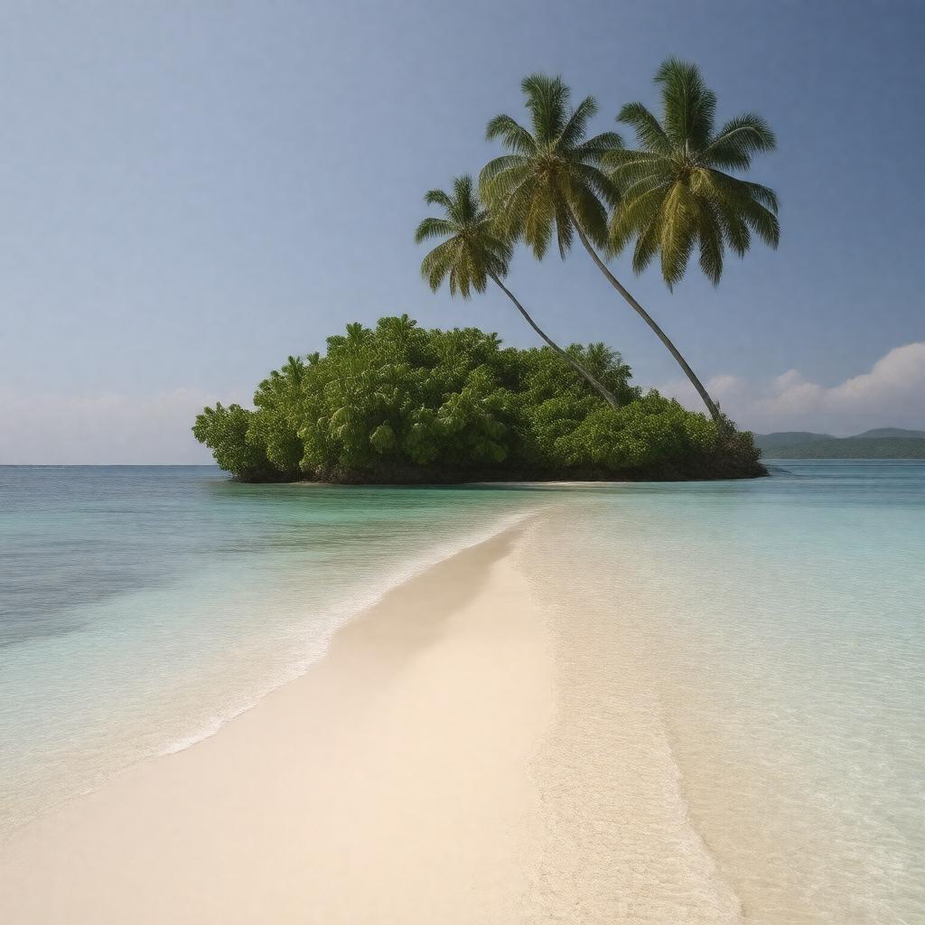 AI-created image of Swains Island