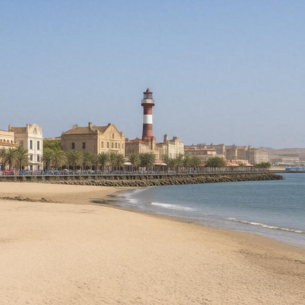 AI-created image of Swakopmund