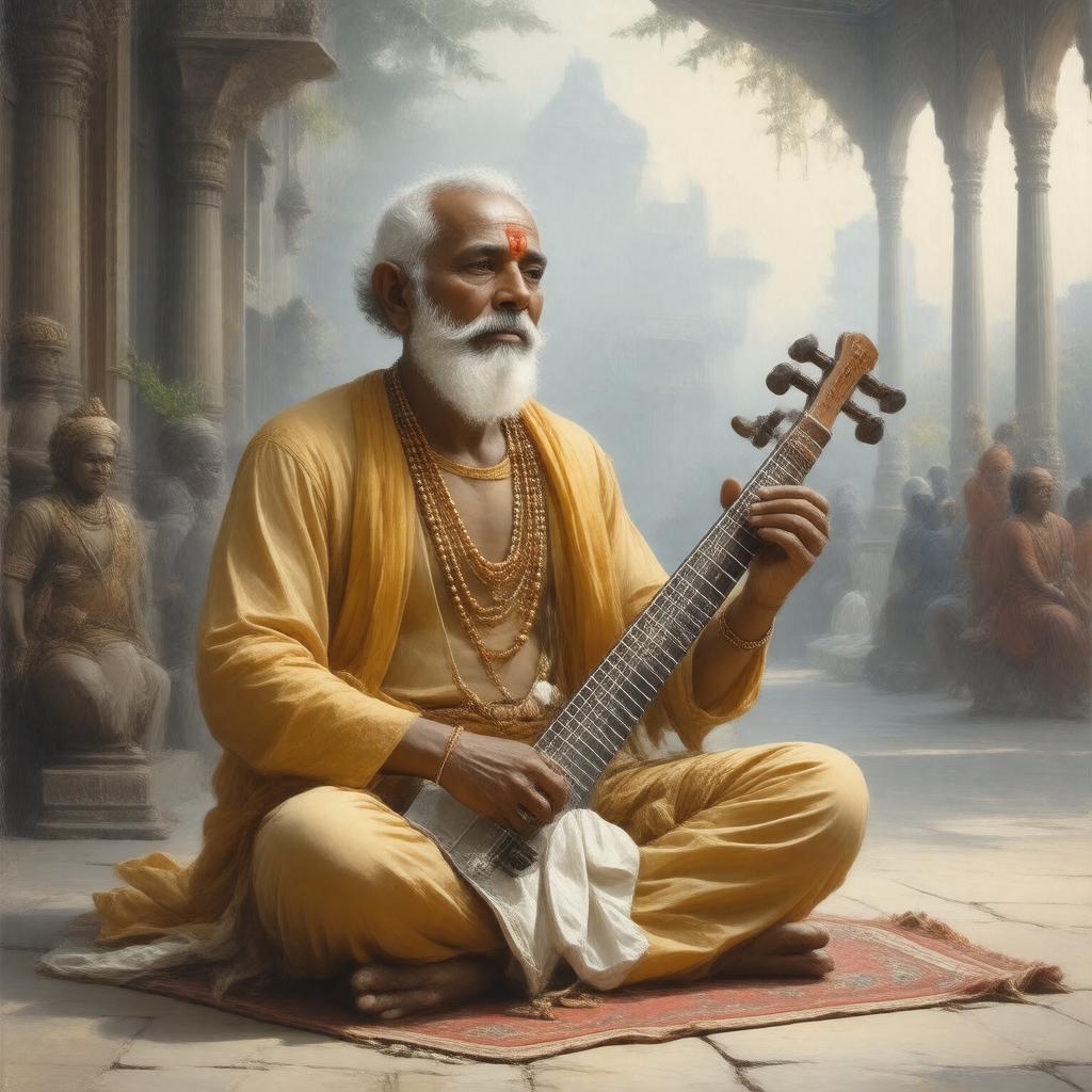 AI-created image of Swami Haridas