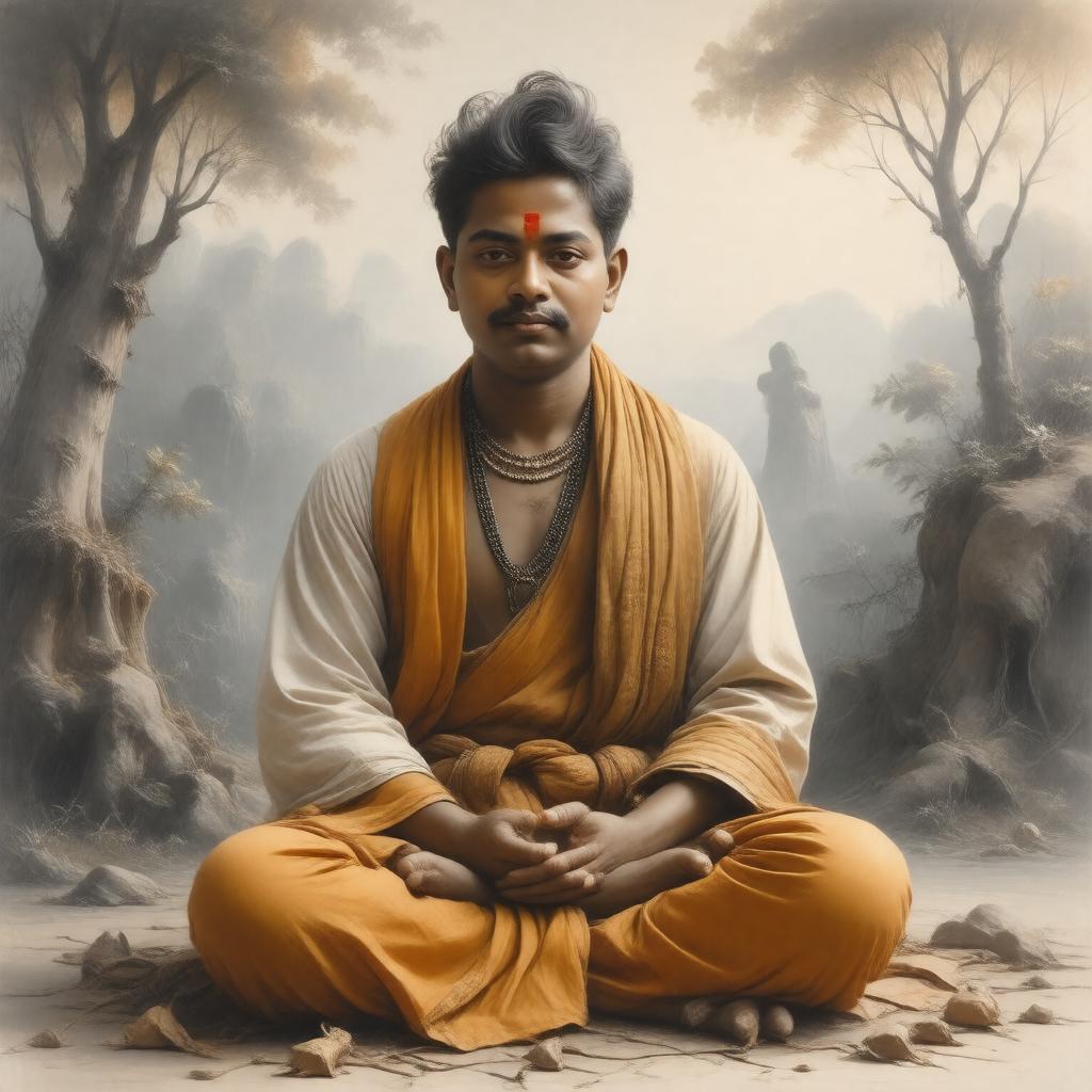 AI-created image of Swami Vivekananda