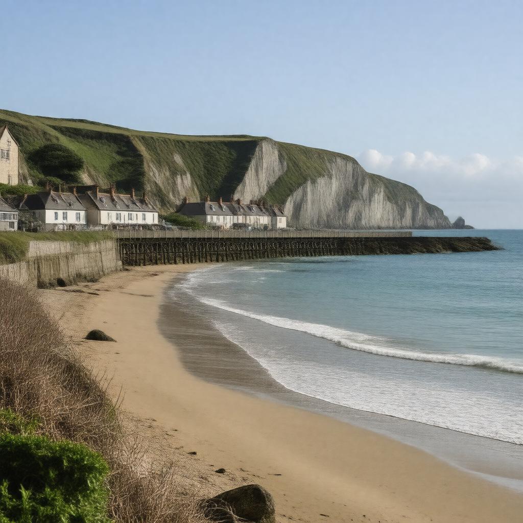 AI-created image of Swanage