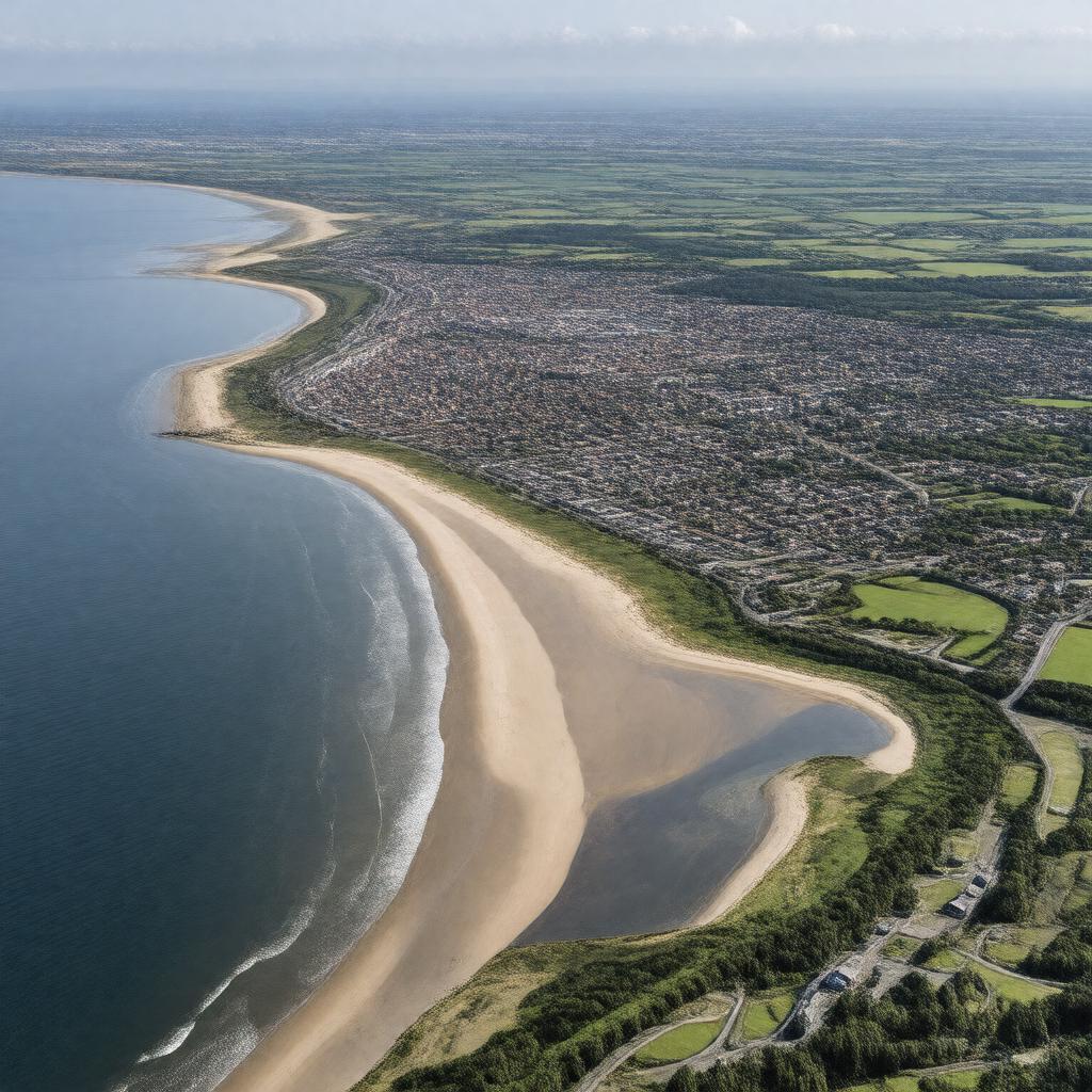 AI-created image of Swansea Bay