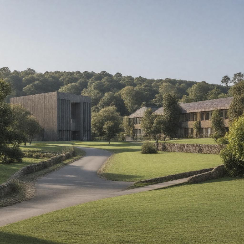 AI-created image of Swansea University