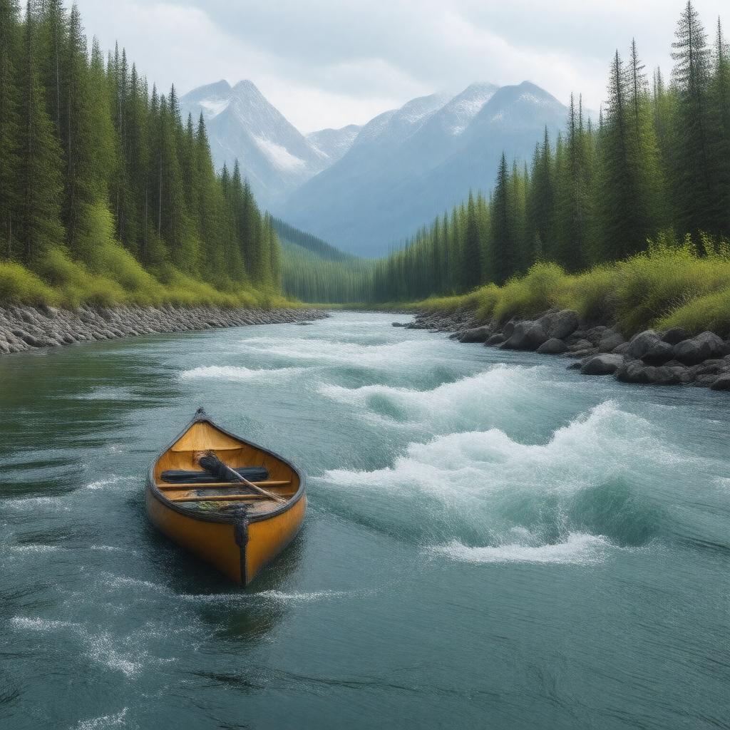 AI-created image of Swanson River