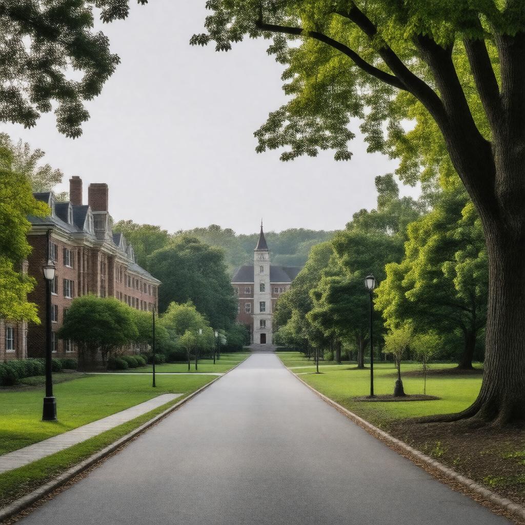 AI-created image of Swarthmore College