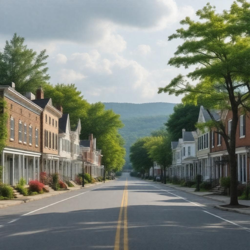 AI-created image of Swarthmore, Pennsylvania