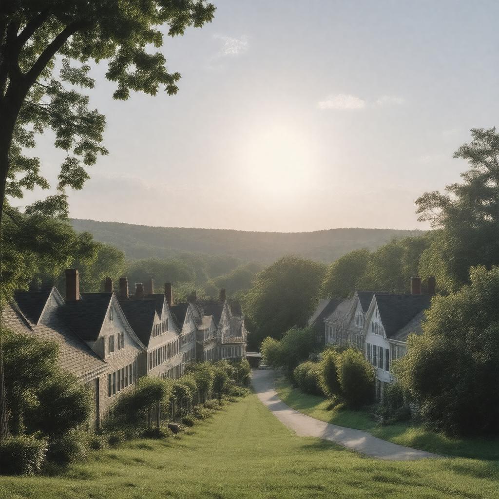 AI-created image of Swarthmore, Pennsylvania, United States