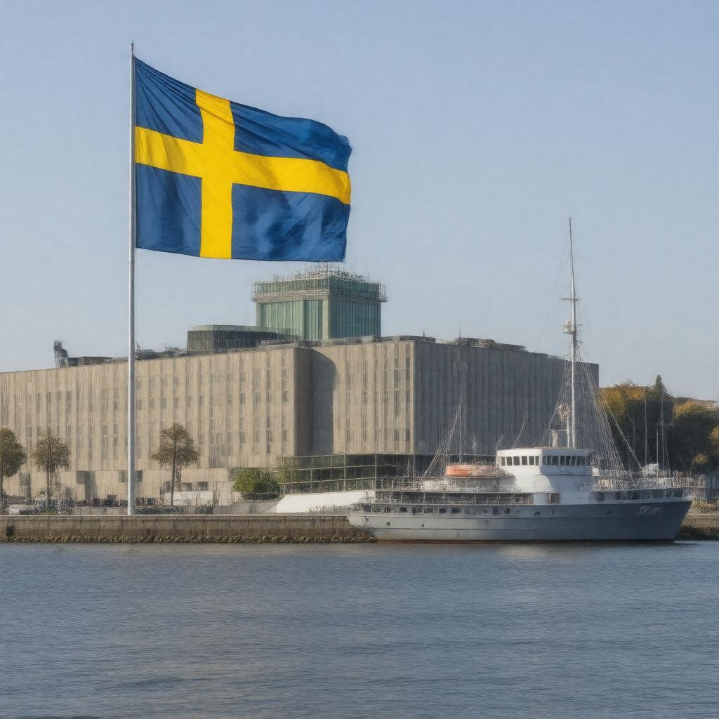 AI-created image of Swedish National Maritime Museums