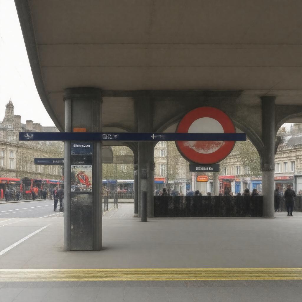Click to view larger image AI-created image of Swiss Cottage station