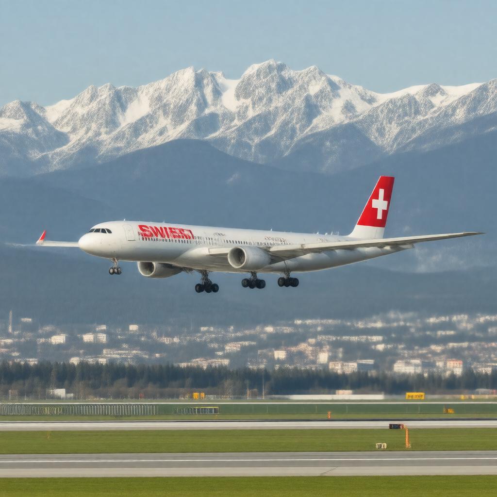 AI-created image of Swiss International Air Lines