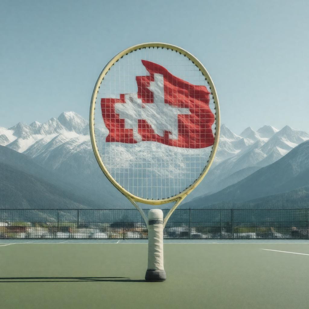 AI-created image of Swiss Tennis