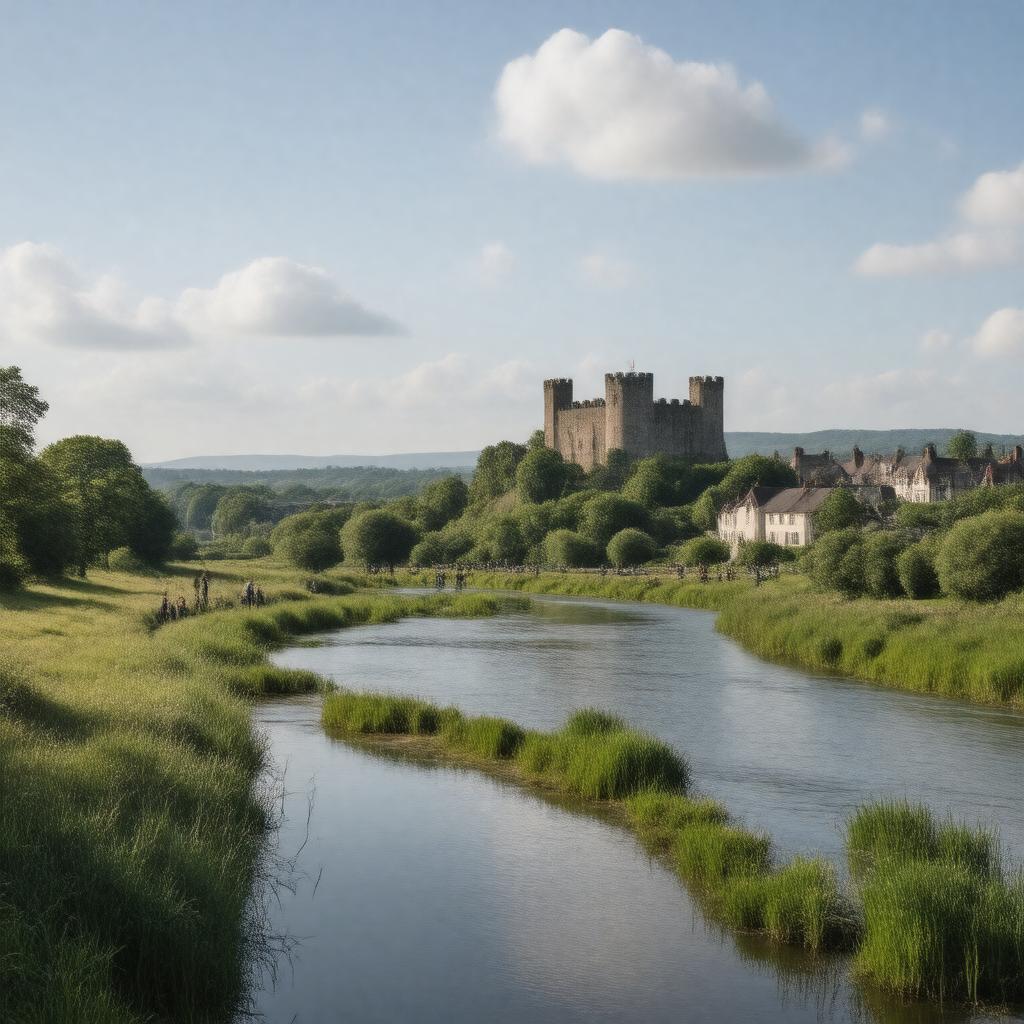 AI-created image of Swords, Dublin, Ireland