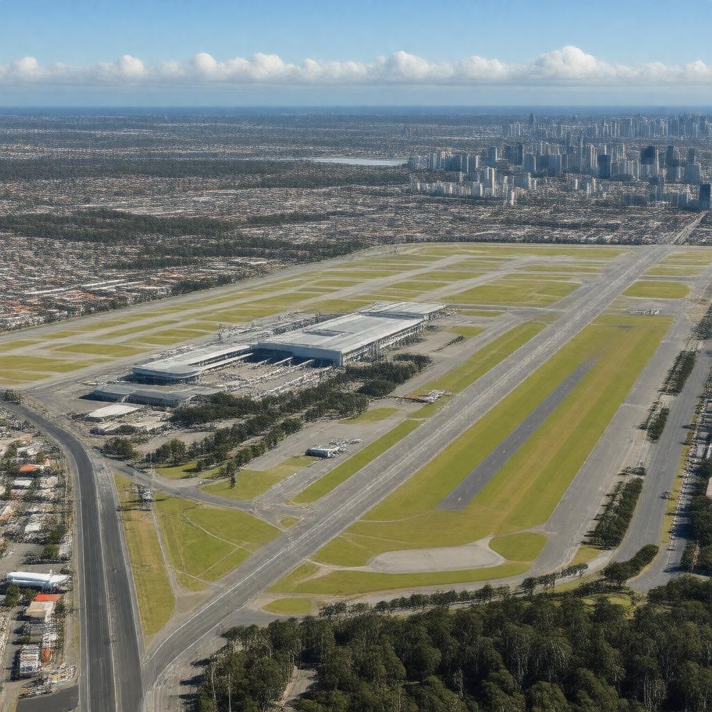 AI-created image of Sydney Airport