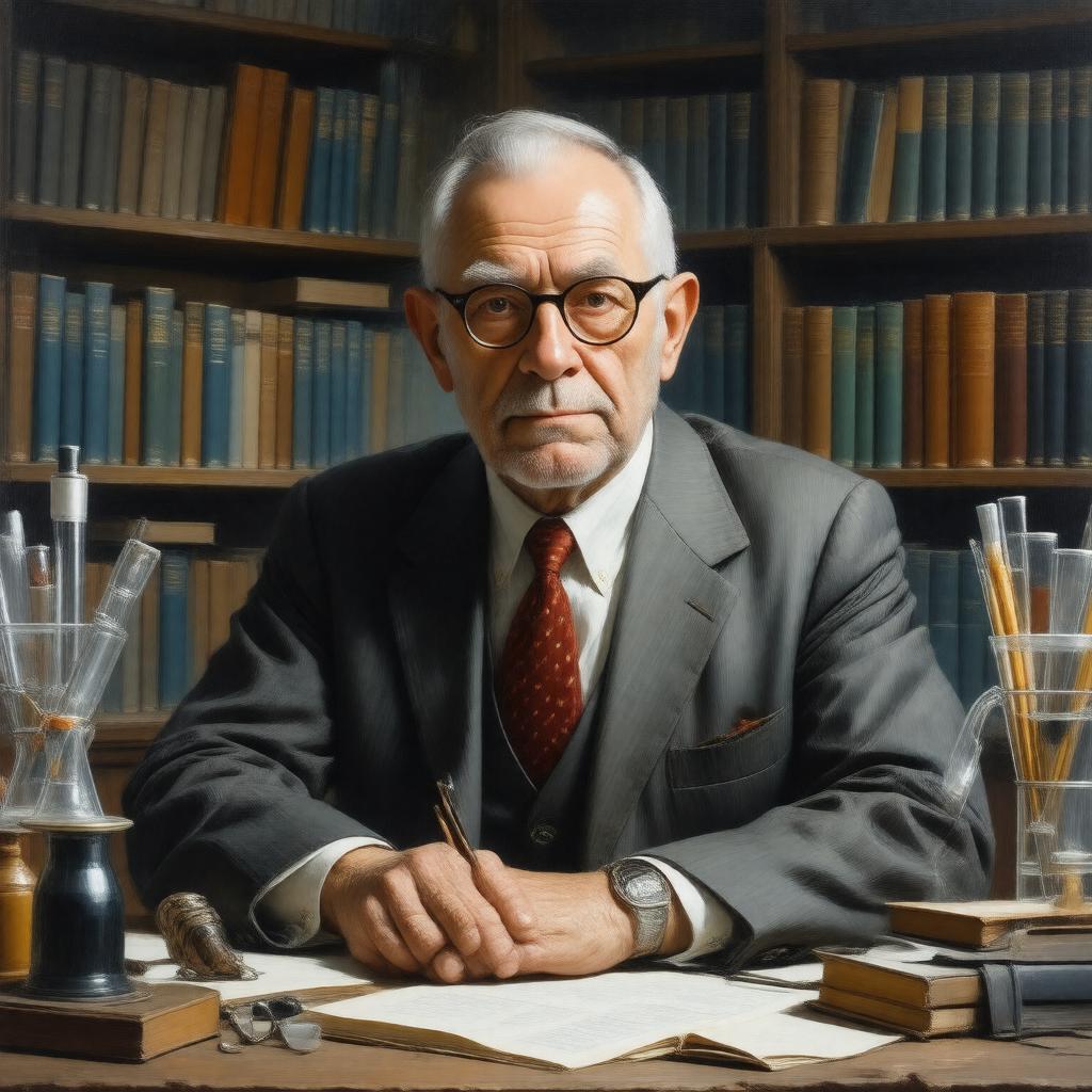 AI-created image of Sydney Brenner