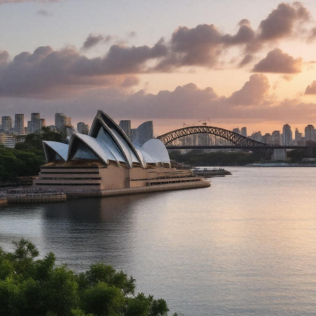 AI-created image of Sydney Harbour, Australia