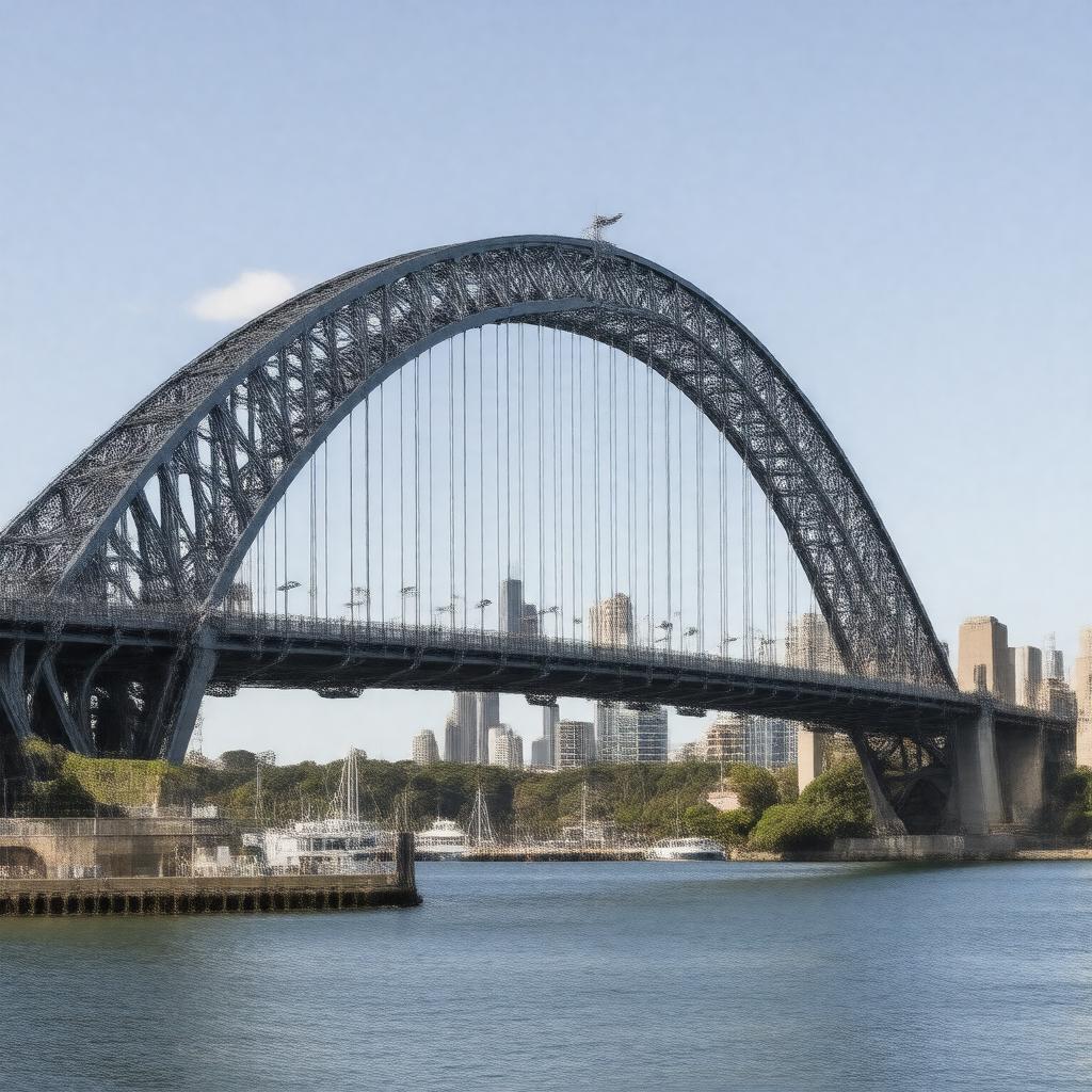 AI-created image of Sydney Harbour Bridge