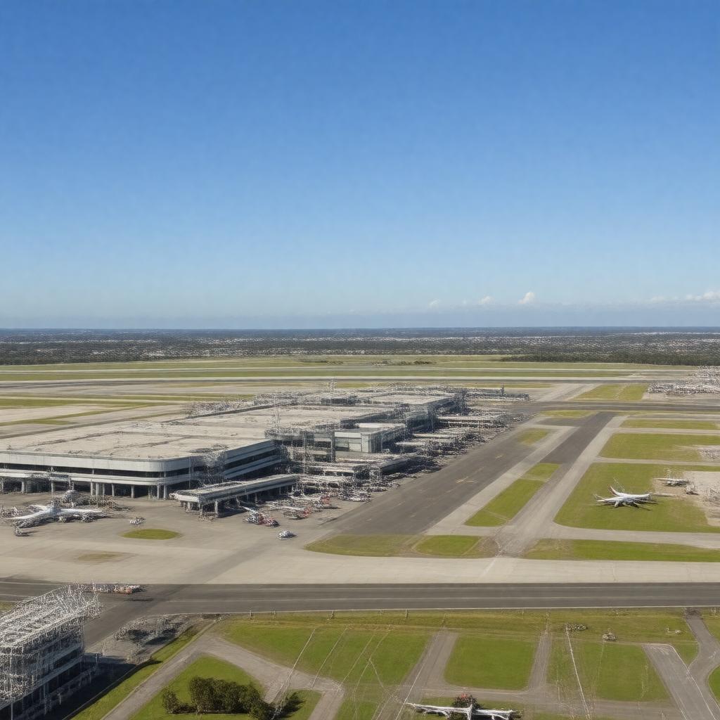 AI-created image of Sydney Kingsford Smith Airport