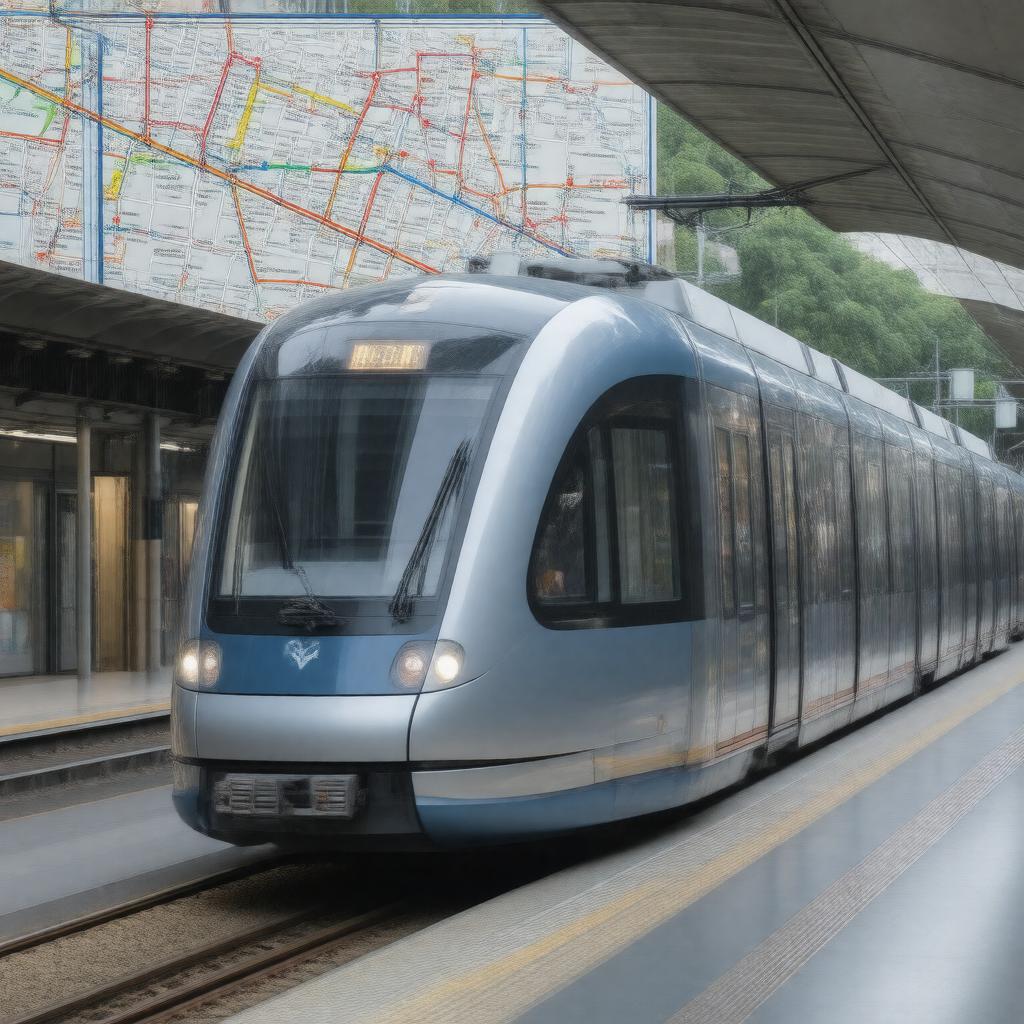 AI-created image of Sydney Metro