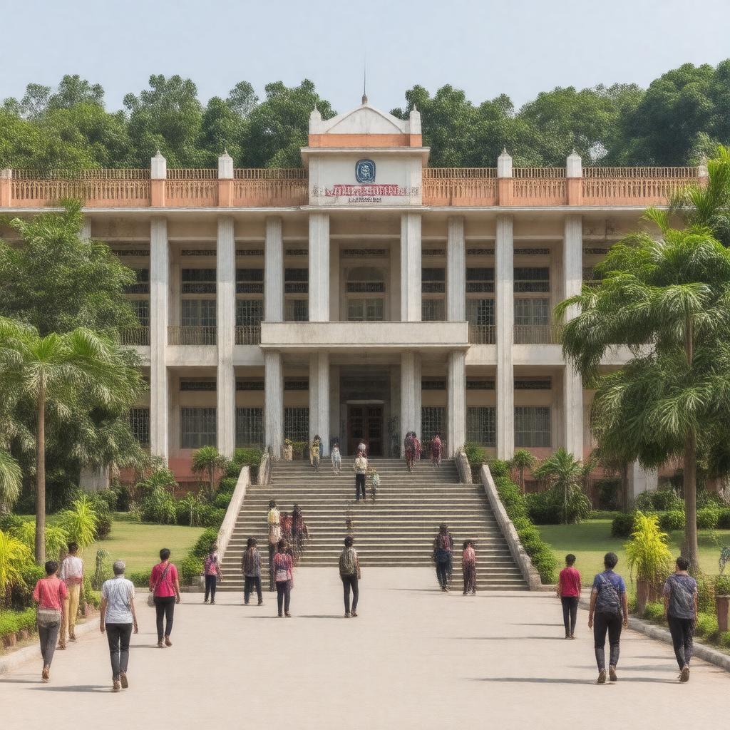 Click to view larger image AI-created image of Sylhet Agricultural University