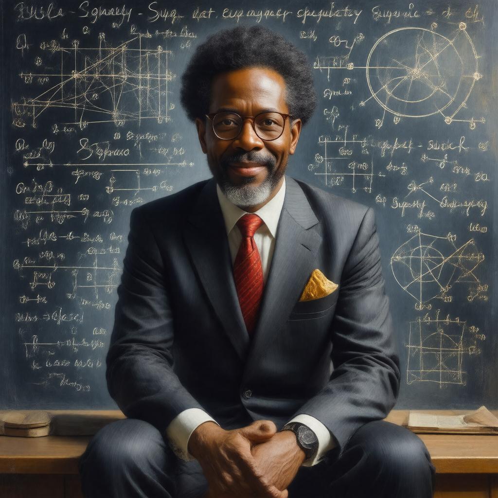 AI-created image of Sylvester James Gates