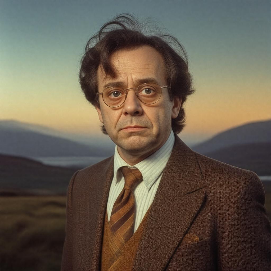 AI-created image of Sylvester McCoy