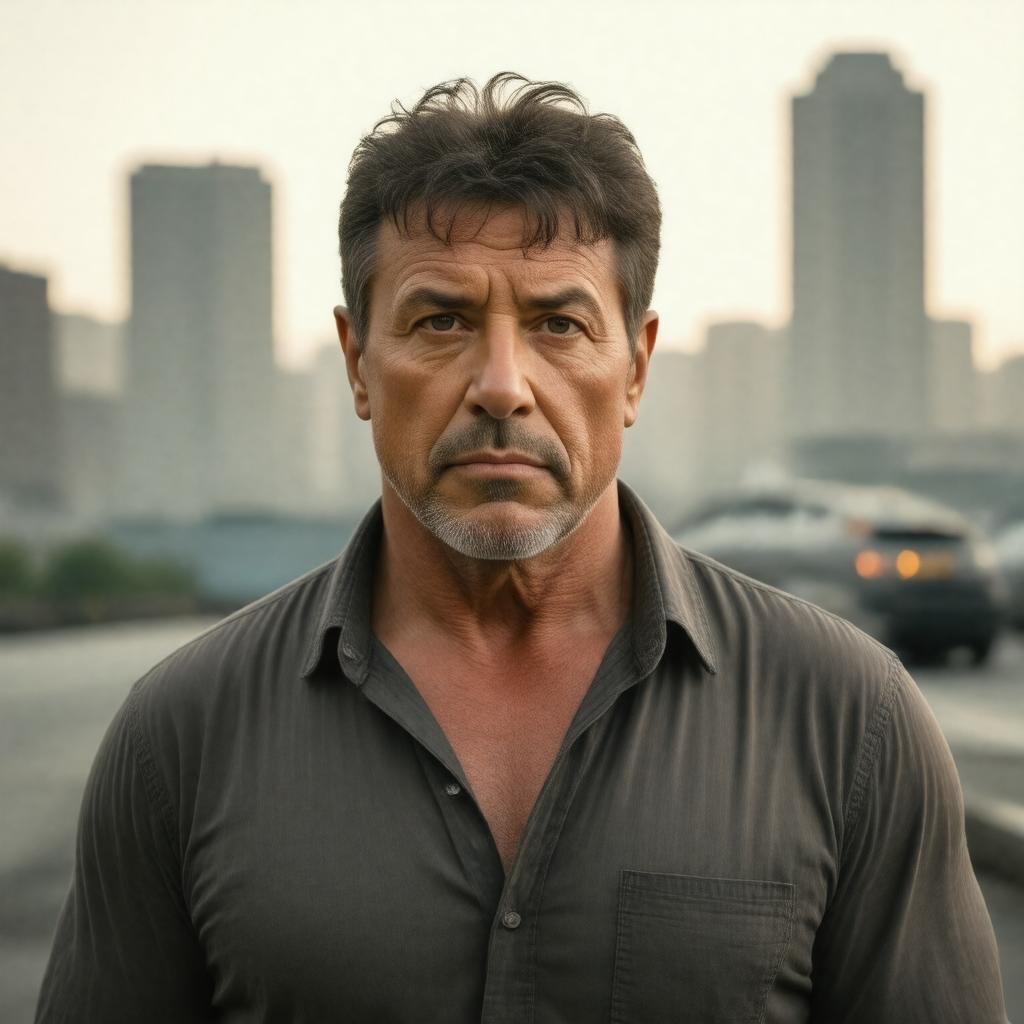 AI-created image of Sylvester Stallone