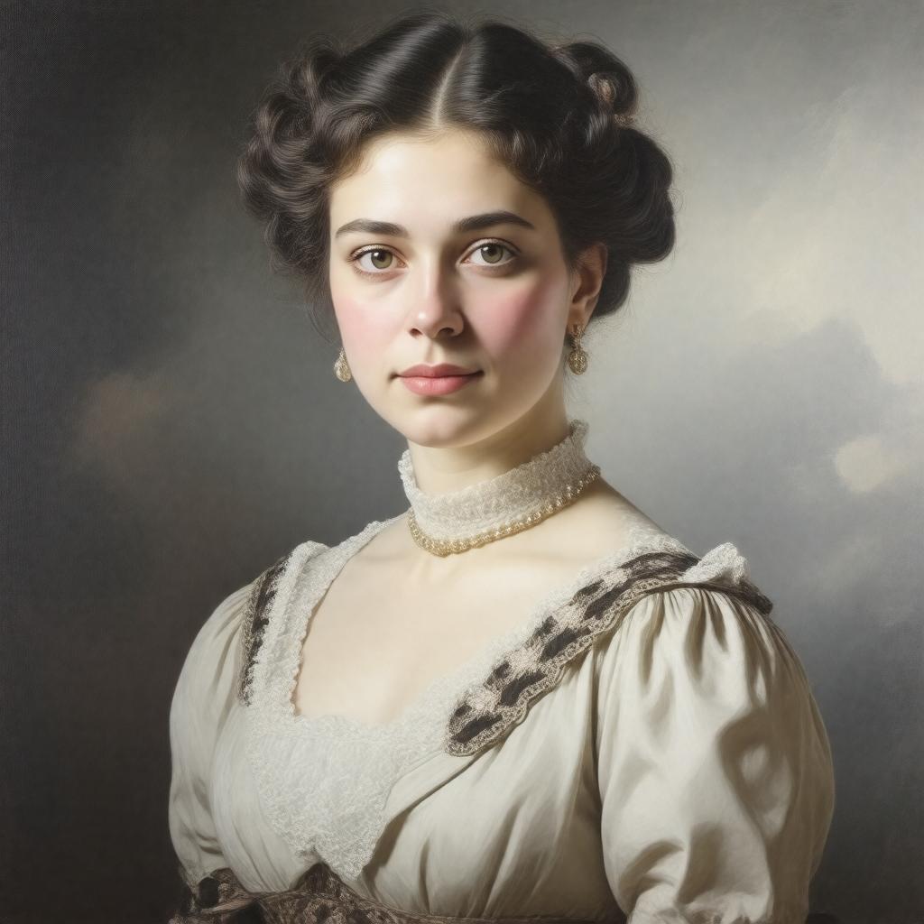 AI-created image of Sylvia Llewelyn Davies