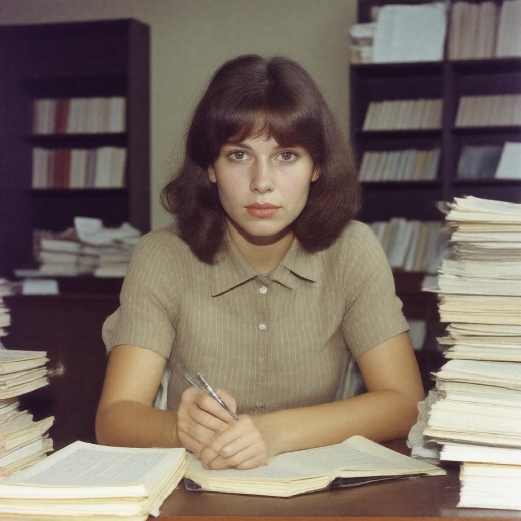 AI-created image of Sylvia Plath