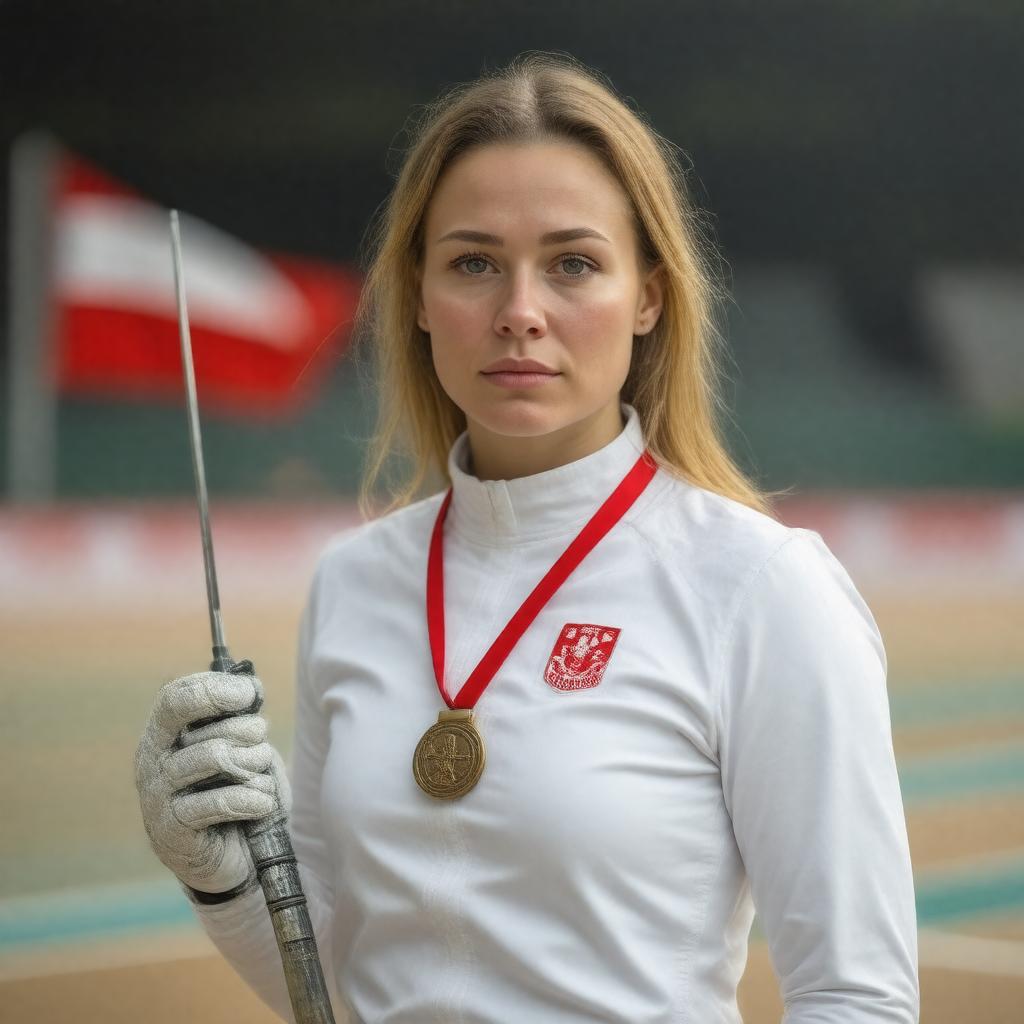 AI-created image of Sylwia Gruchała